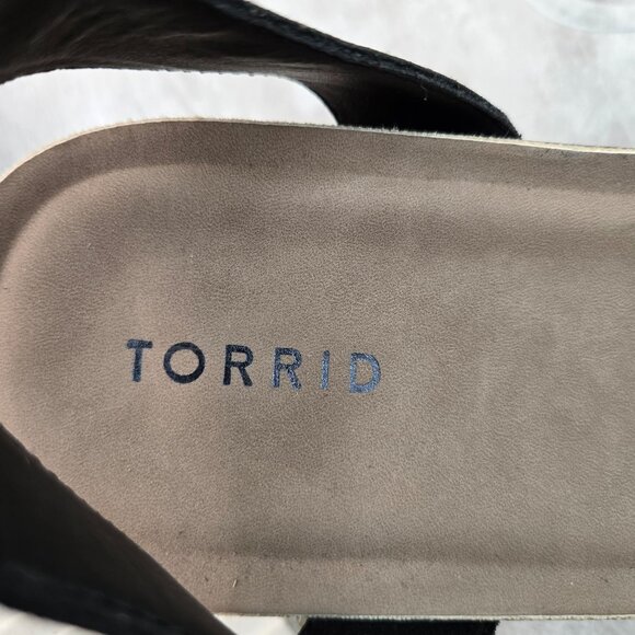 Torrid Black Platform Espadrille Sandals - Picture 10 of 10